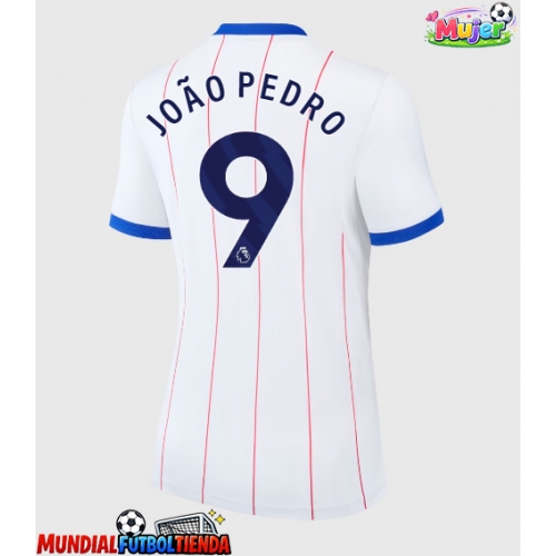 Camiseta Chelsea Joao Pedro #9 Tercera Equipación Replica 2026-27 para mujer mangas cortas